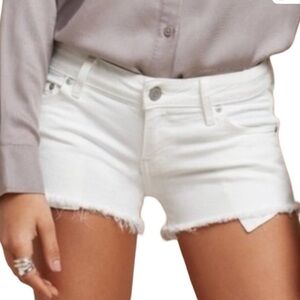Aritzia White Jean Shorts